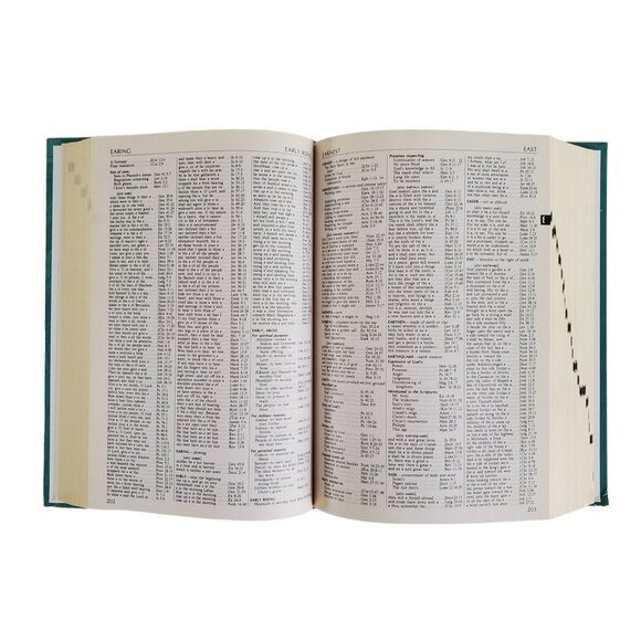 The Three In One Bible Reference Companion Hardcover Thumb Index 1982 - Picture 9 of 12